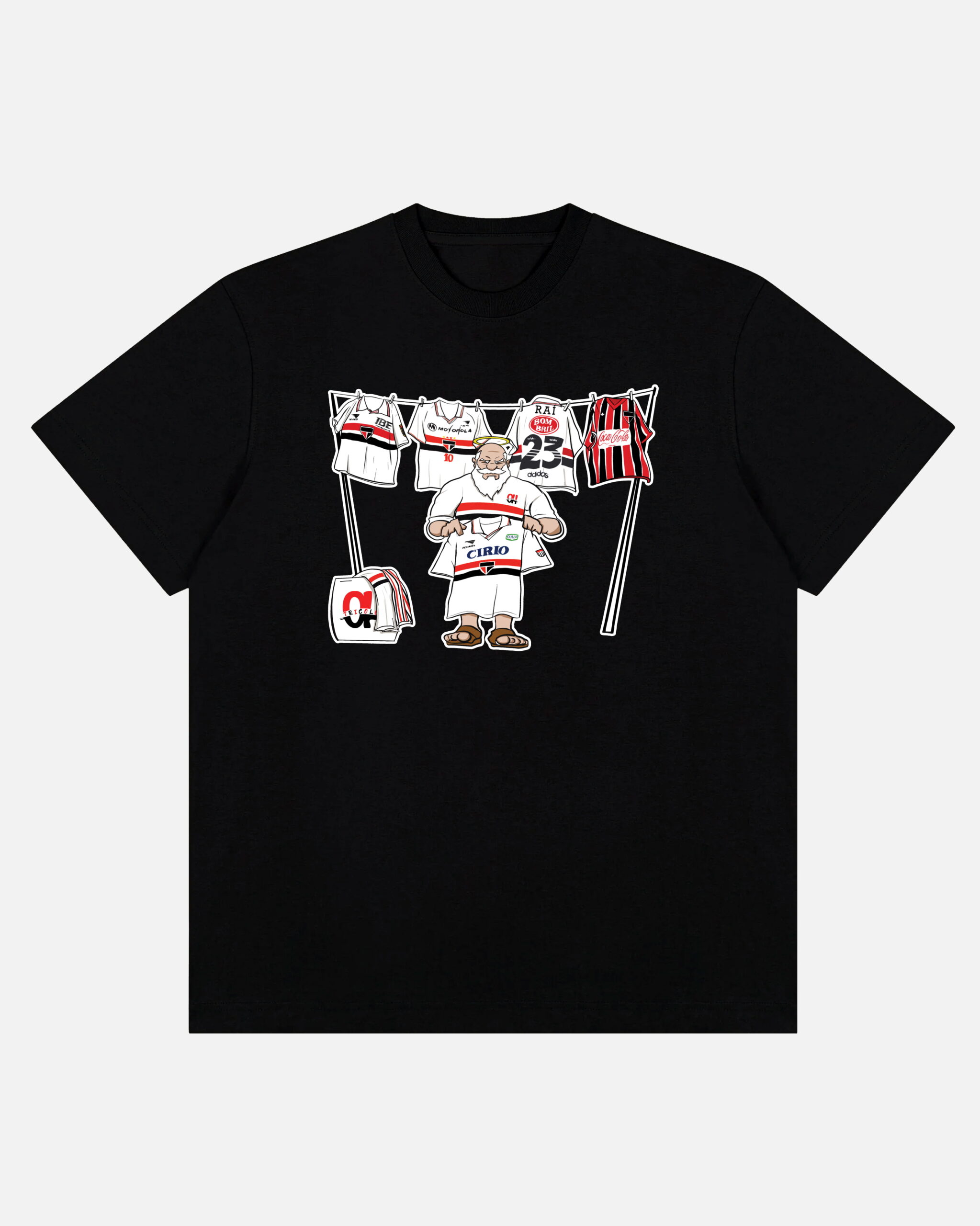 Camiseta As camisas do Raí